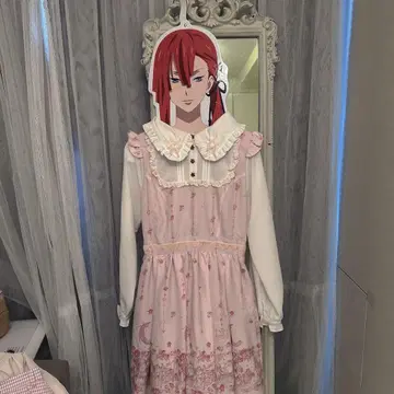 LIZLISA 리즈리사 잠자는 토끼 패턴 원피스