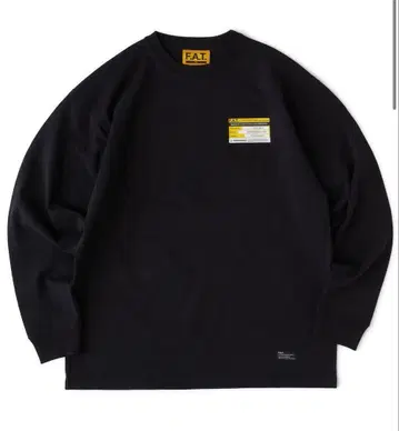 F.A.T. 블랙 롱 슬리브 티셔츠 L