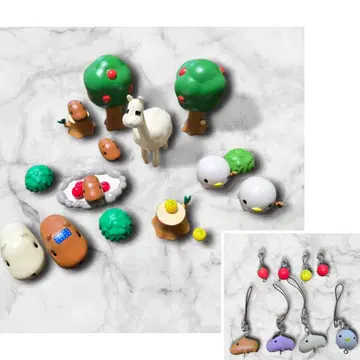 [ 헤이세이 레트로 ] 카피바라 미니 피규어, 참 세트