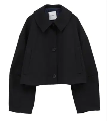 CLANE 벌키 슬리브 크롭 자켓