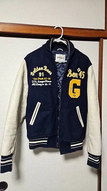 바시티 자켓 네이비 S 사이즈