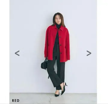 MAAYA DESIGN 코트 빨간색