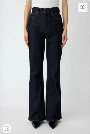 마우지 다크 블루 부츠컷 데님