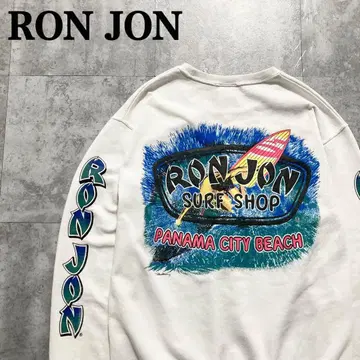 RON JON 론존 양면 프린트 빅 로고 원 포인트 맨투맨