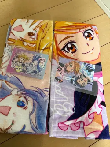 아베일 빛의 전사 프리큐어 머플러 타월 스티커 포함