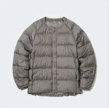 새상품급 유니클로 리사이클 다운 자켓 그레이 XL