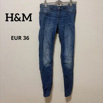 H&M [ EUR 36 ] 스키니 청바지 블루