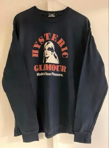 HYSTERIC GLAMOUR 긴팔 티셔츠 L 네이비