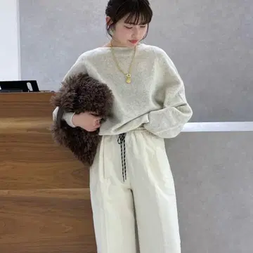 BARNYARDSTORM 니트 라이트 그레이