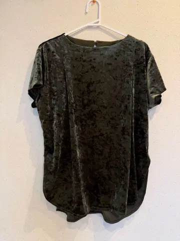 ROSE BUD 로즈버드 벨로아 티셔츠 카키 F 사이즈