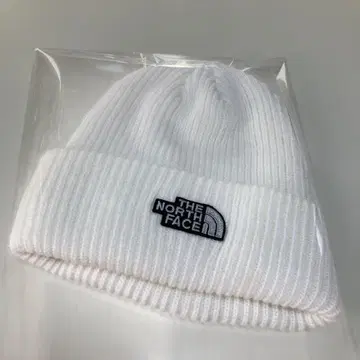 THE NORTH FACE 화이트 니트 모자