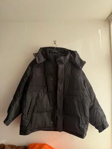 +J 후드 부착 다운 자켓 3XL 블랙 유니클로