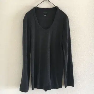 [ JEANASIS ] 지나시스 U넥 롱T 이너 심플