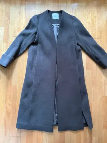 [ STUDIOUS ] 사이드 슬릿 노카라 코트 size1