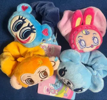 새상품 나루미야 캐릭터 마스코트 포함 스크런치 스크런치 4개 세트