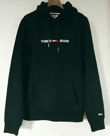 TOMMY JEANS 후드티 블랙