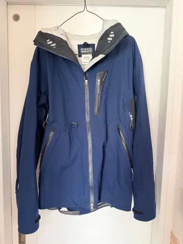 EVER BREATH FINETRACK L 사이즈 네이비 쉘 자켓