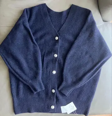 RIVE DROITE 헤어리 라메 2WAY 가디건 택 포함