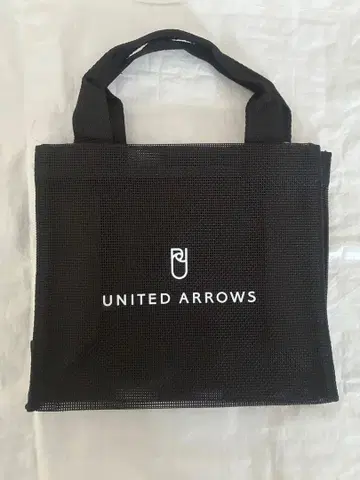 [ 미사용 새상품 ] UNITED ARROWS 로고 메쉬 토트백 S