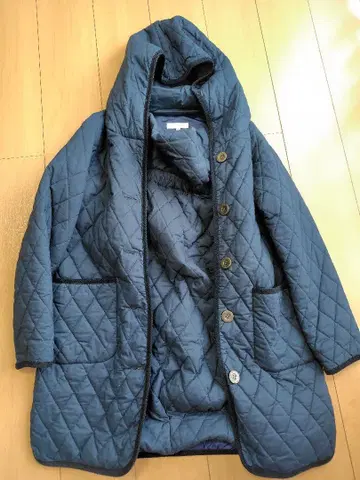 SWEET MOMMY 스위트마미 퀼팅 코트 M 네이비