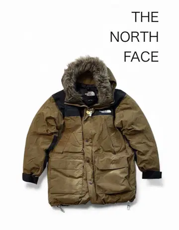 THE NORTH FACE GORE-TEX 다운 자켓 L 카키 블랙