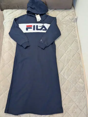 [ 미사용 새상품 ] FILA 맨투맨 롱 기장 원피스 M 사이즈