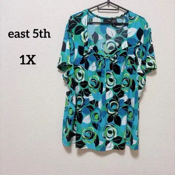 east 5th [ 1X ] 꽃무늬 튜닉