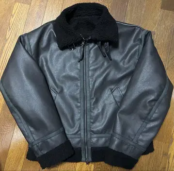 4way 리버서블 페이크 무스탕 자켓 차콜 그레이 S