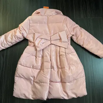 Frurue 핑크 다운 자켓 리본 포함 프리 사이즈 미사용 새상품