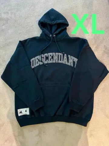 DESCENDANT 후드티 사이즈 4 네이비