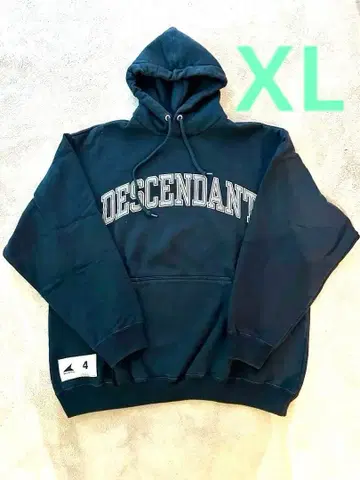 DESCENDANT 후드티 사이즈 4 네이비