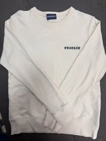 PHATRNK 로고 자수 화이트 트레이닝복