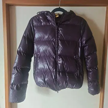 DUVETICA 후드 부착 다운 자켓 40 퍼플