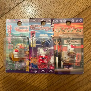 헬로키티 스트랩 3개 세트