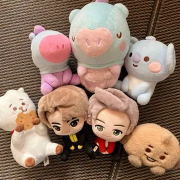 BTS 캐릭터 봉제 인형 7개 세트