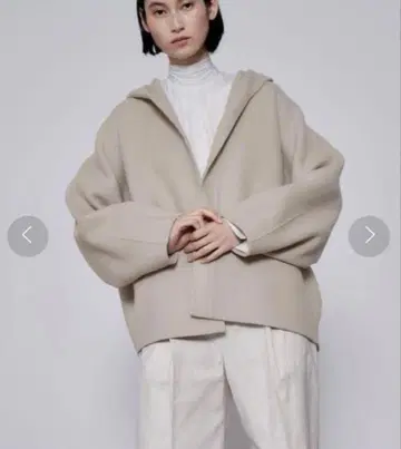 하자품 최저가! [스터링 루어] 숏 후디 오버코트 사이즈 0