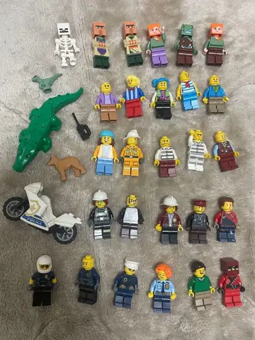 레고 미니 피규어 마인크래프트 쥬라기 공원 폴리스 외 묶음 판매