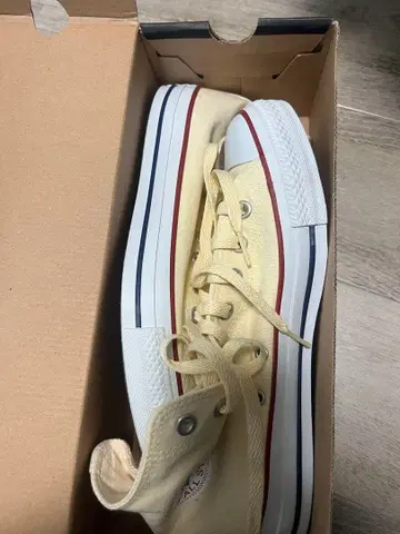 CONVERSE 올스타 27.5cm 크림