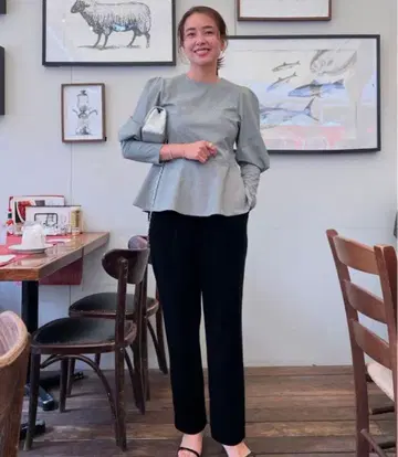 ohga CHIDORI BLOUSE 하운드투스 체크