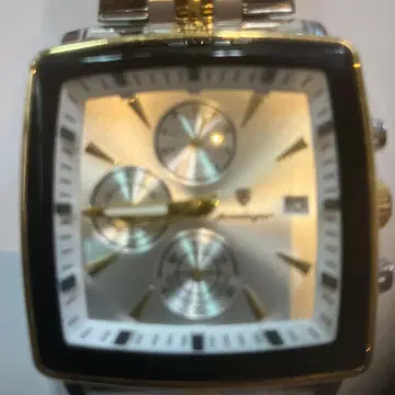 쿼츠 손목시계 실버/골드