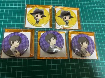 리본 히바리 쿄야 트레이딩 금박 캔뱃지 5세트