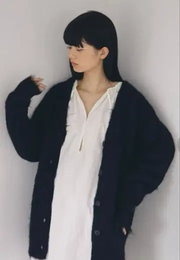 투데이풀 러쉬 모헤어 가디건 긴팔