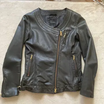 ROSSO 싱글 라이더 자켓 F 블랙