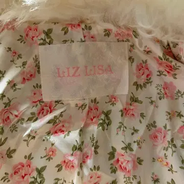 LIZ LISA 꽃무늬 퍼 롱 코트