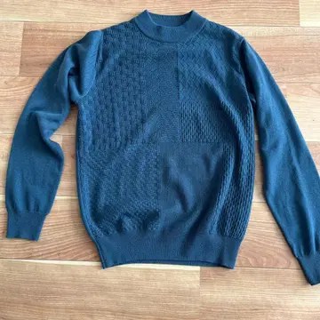 MENS BIGI 다크 블루 크루넥 스웨터 02