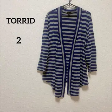 TORRID [ 2 ] 스트라이프 가디건 루즈핏