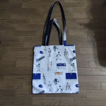 텐베어 토트백 야구 패턴