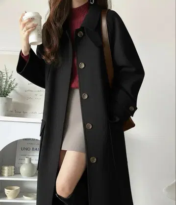 롱 기장 비익 스텐카라 코트 오버 사이즈 ce1265006