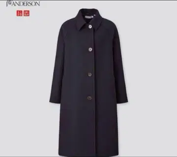 UNIQLO x JW ANDERSON 스텐카라 코트 네이비 출퇴근 S