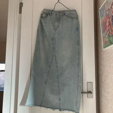 Apart by 라이트 블루 데님 스커트